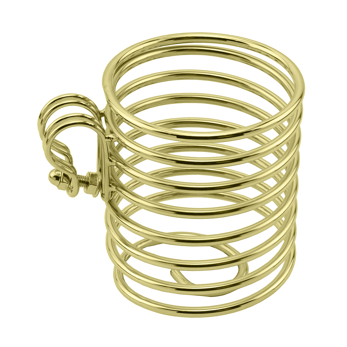 Vintage Lowrider Round Cup Holder Gold.