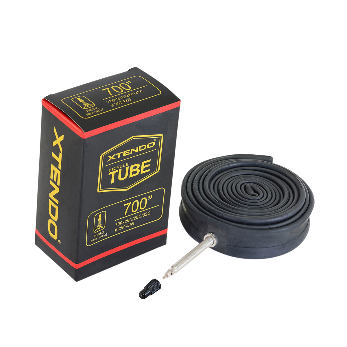 Tube 700 x 25c/28c/32c 60mm Standard Wall...