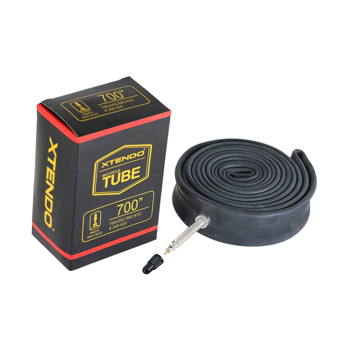Tube 700 x 35c/38c/43c 48mm Standard Wall Thickness...