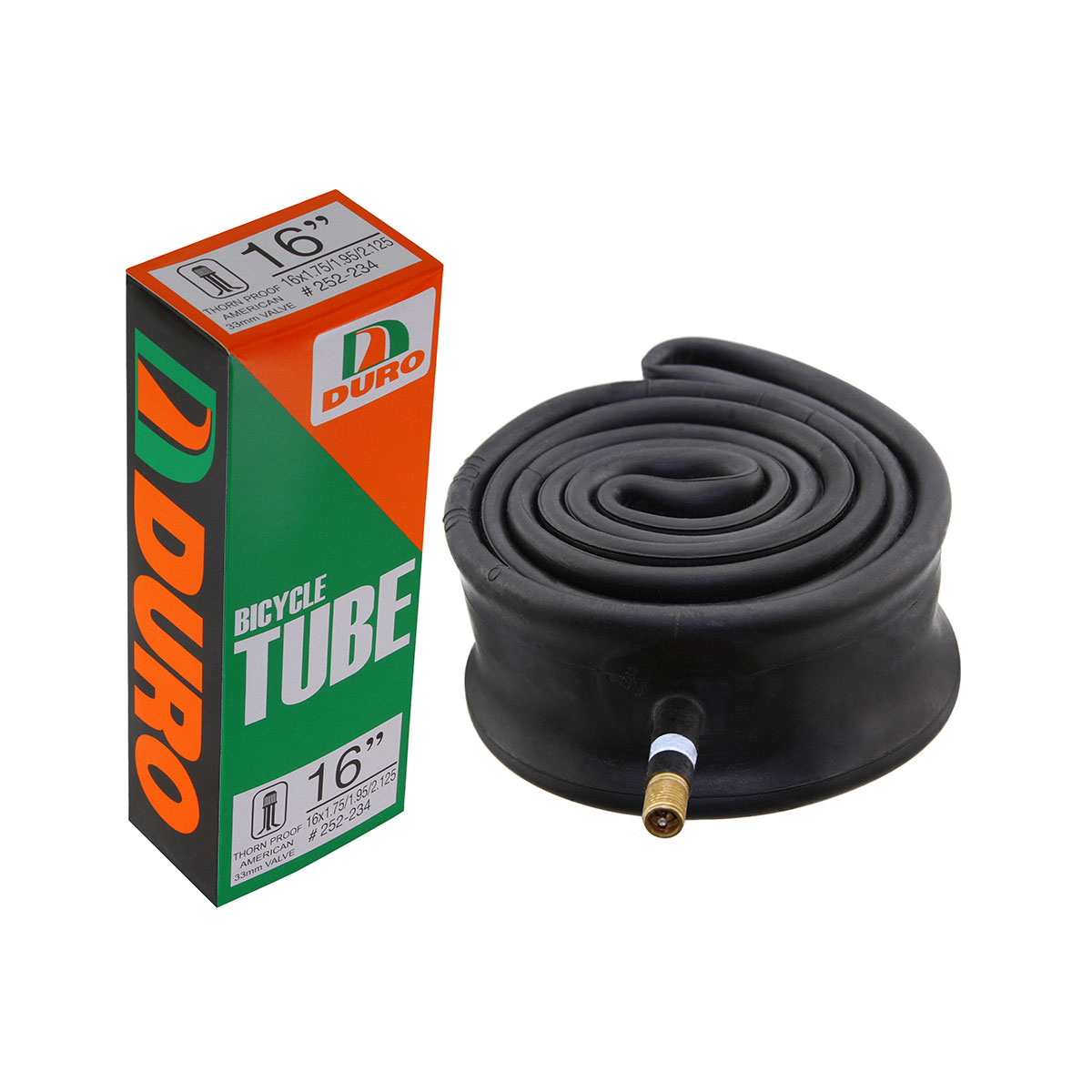 Tube 16 x 1.75/1.95/2.125 33mm Thorn Resistant...