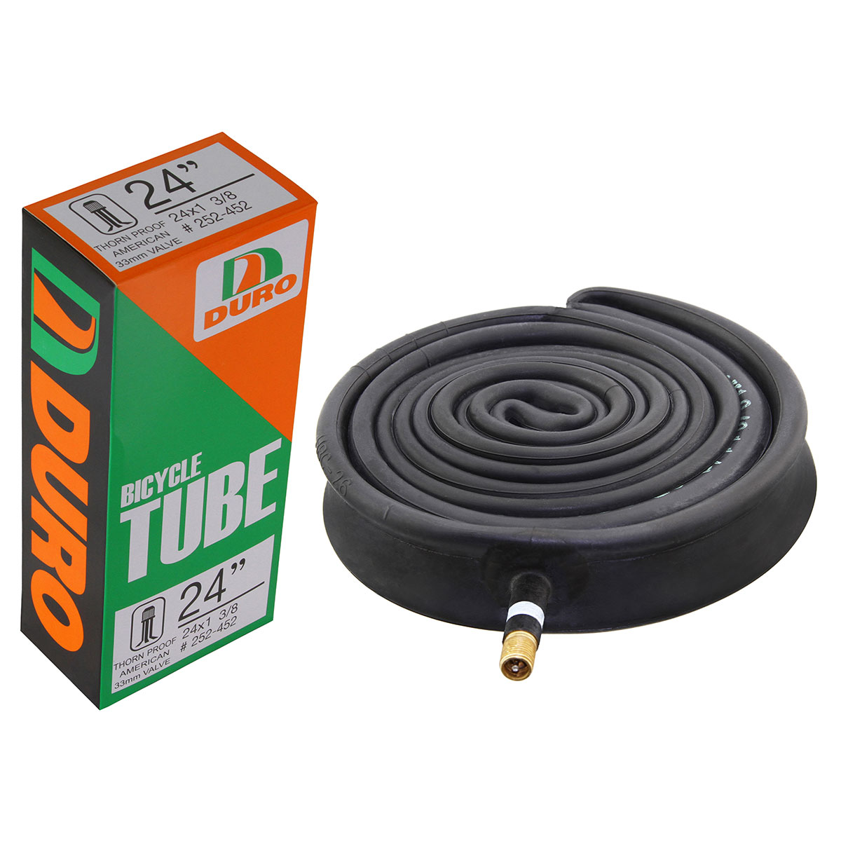 Tube 24 x 1.3/8 33mm Thorn Resistant Schrader/Valve.