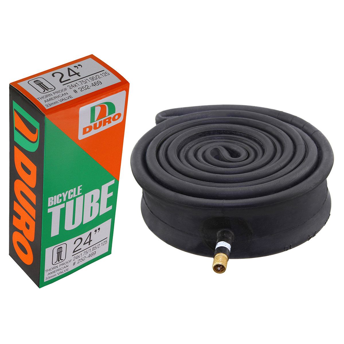 Tube 24 x 1.75/1.95/2.125 33mm Thorn Resistant...