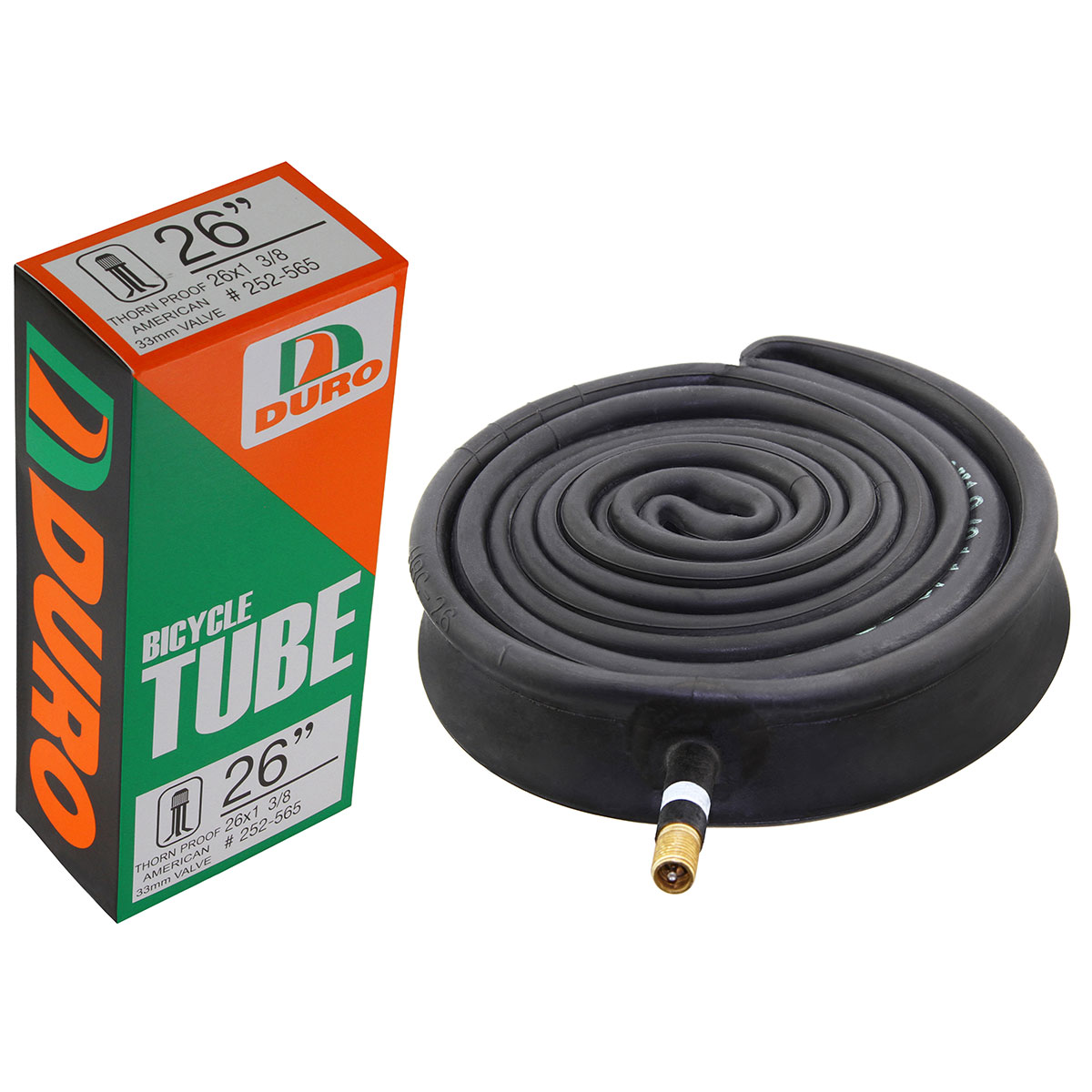 Tube 26 x 1 3/8 33mm Thorn Resistant Schrader/Valve.