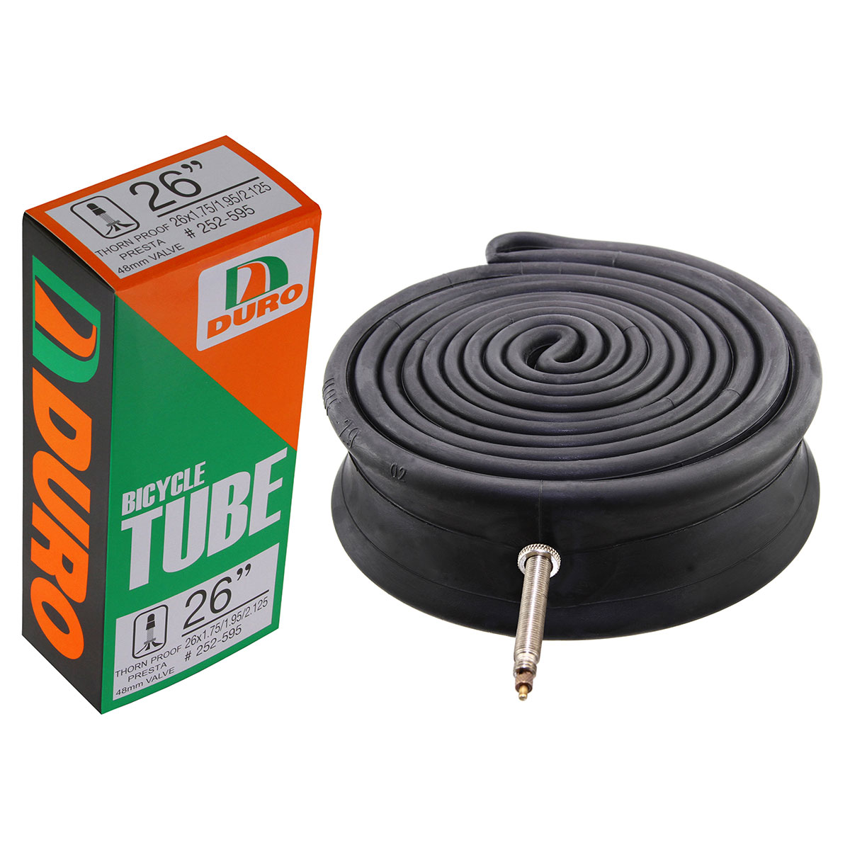 Tube 26 x 1.75/1.95/2.125 48mm Thorn Resistant Presta/Valve.