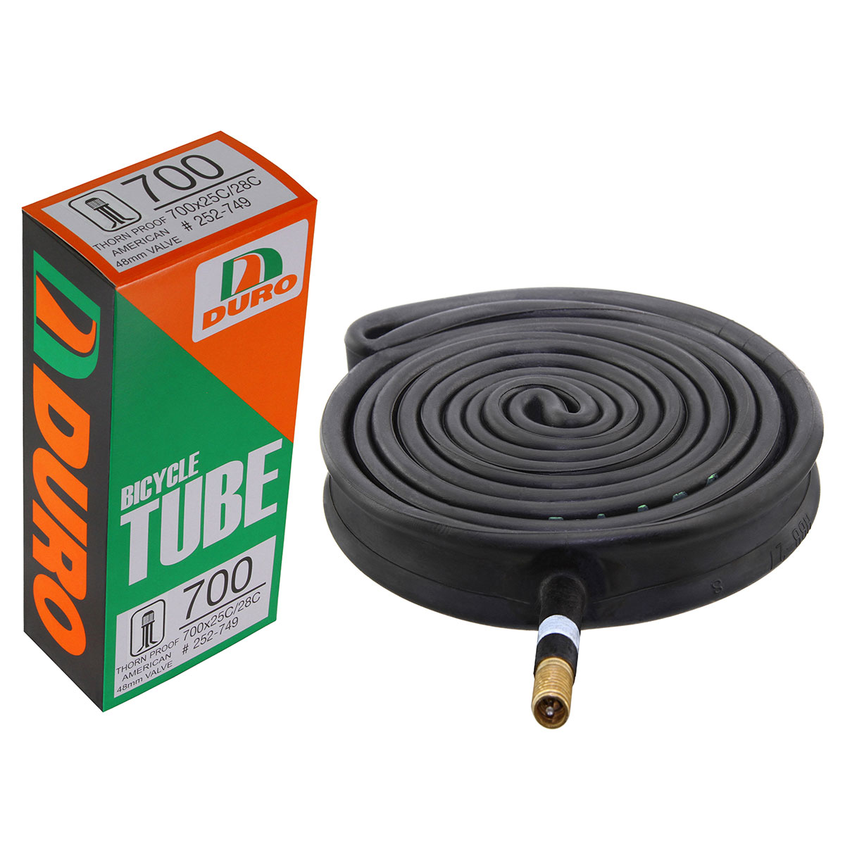 Tube 700 x 25c/28c/32c 48mm Thorn Resistant...