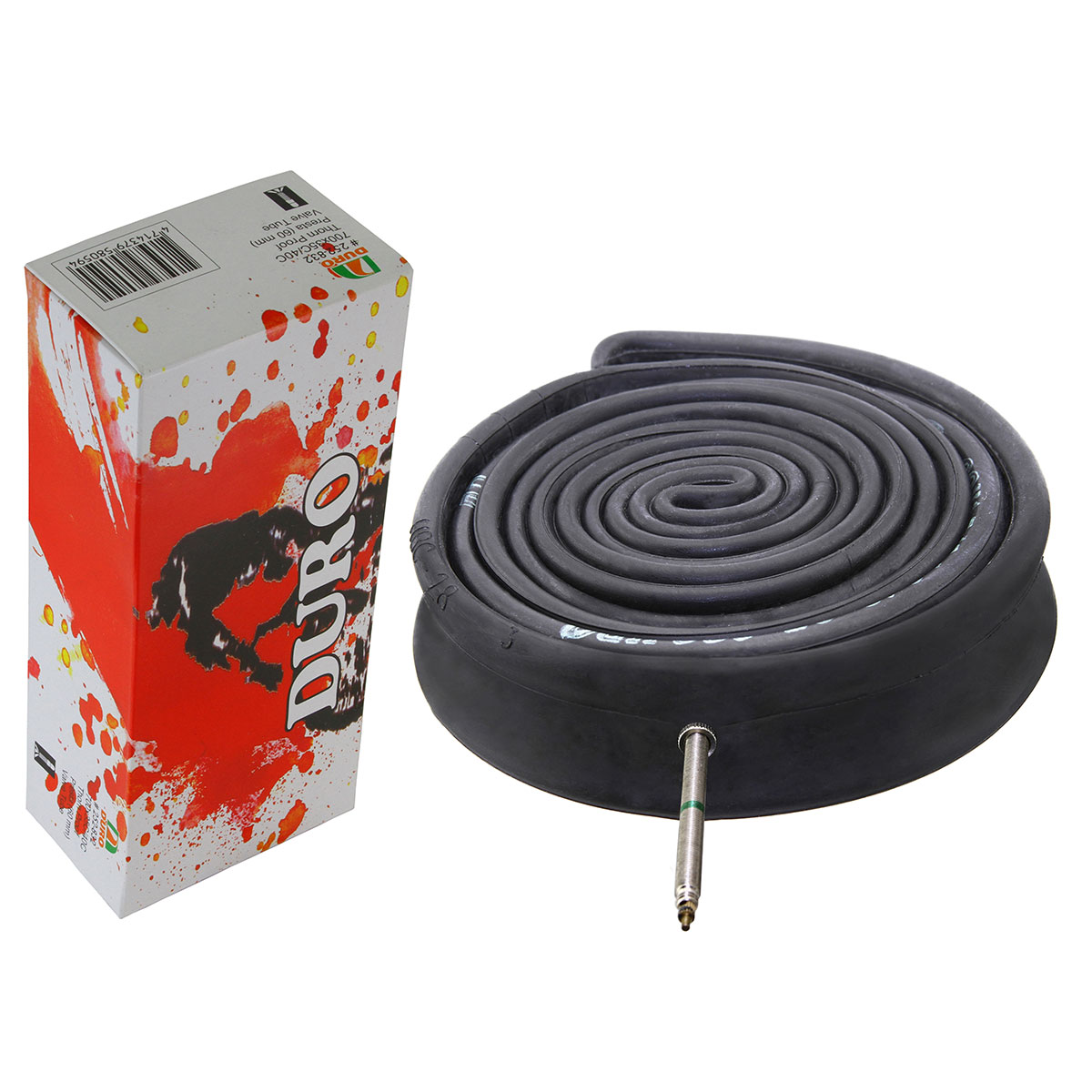 Tube 700 x 35c/38c/43c 60mm Thorn Resistant Presta/Valve.