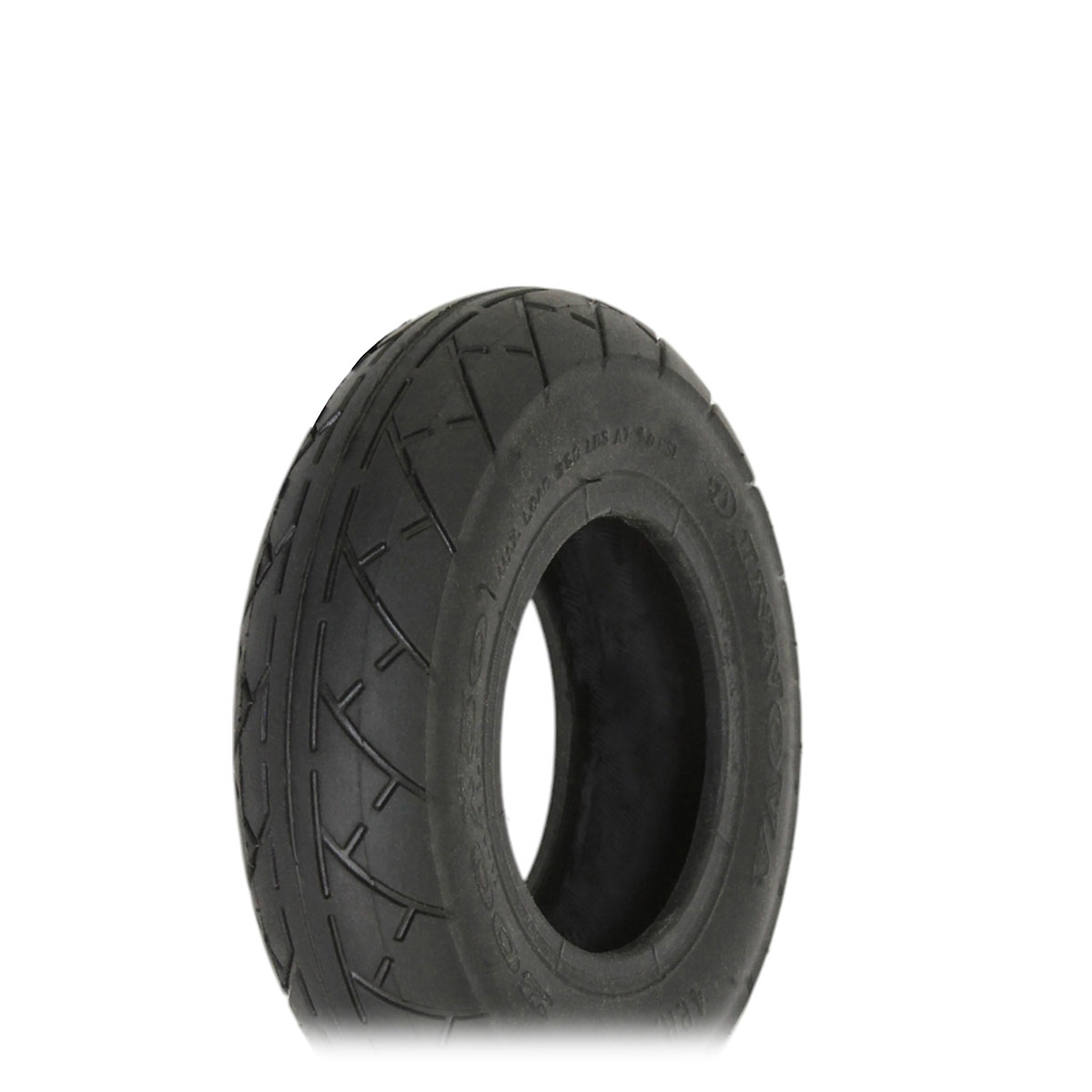 Tire 200 x 50 Black/Black Side Wall IA-2614.
