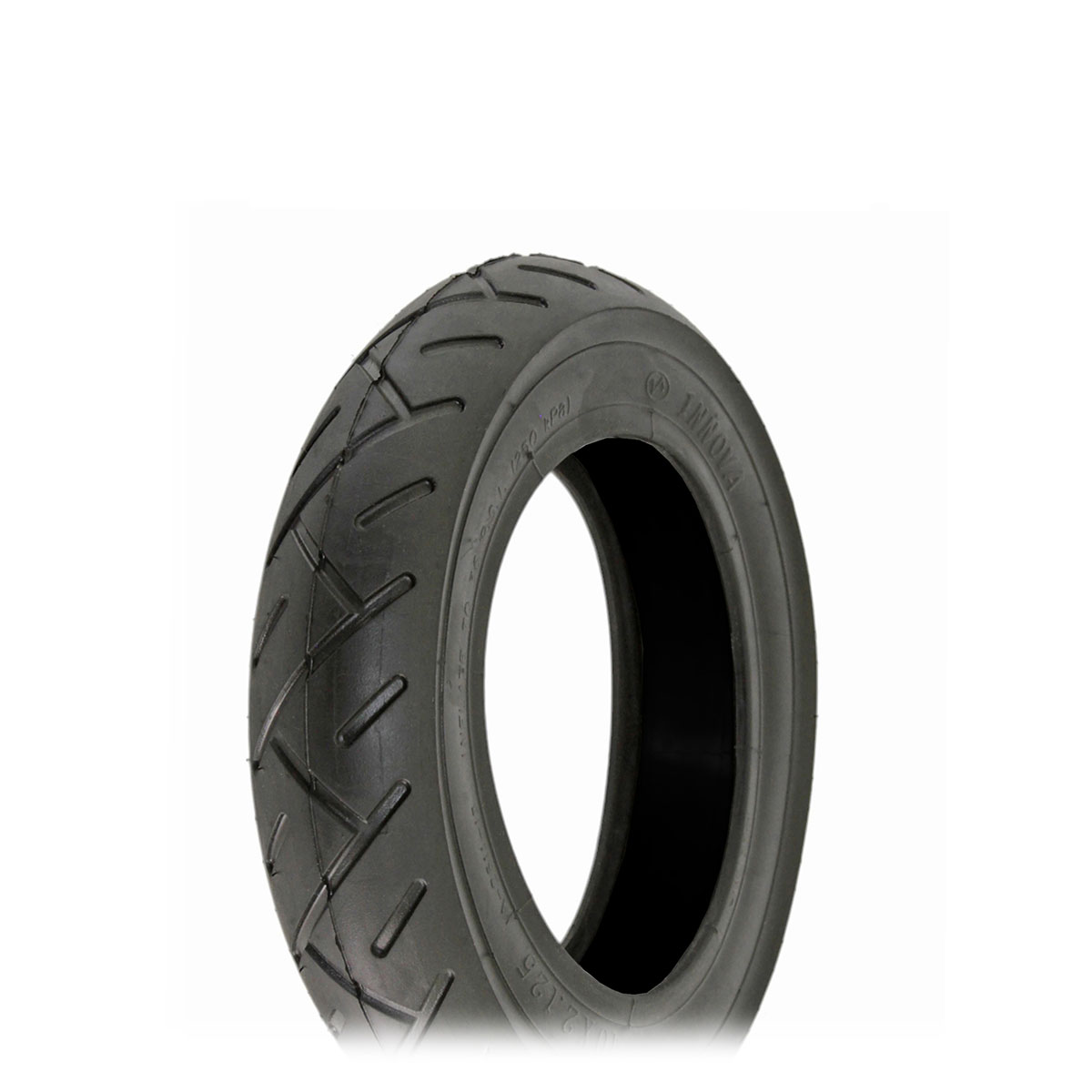 Tire 10 x 2.125 Black/Black Side Wall IA-2611.