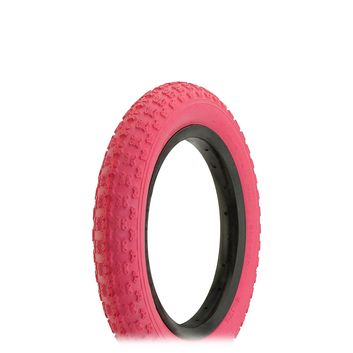 Tire 12 1/2 x 2 1/4 Pink/Pink Side Wall HF-143G.