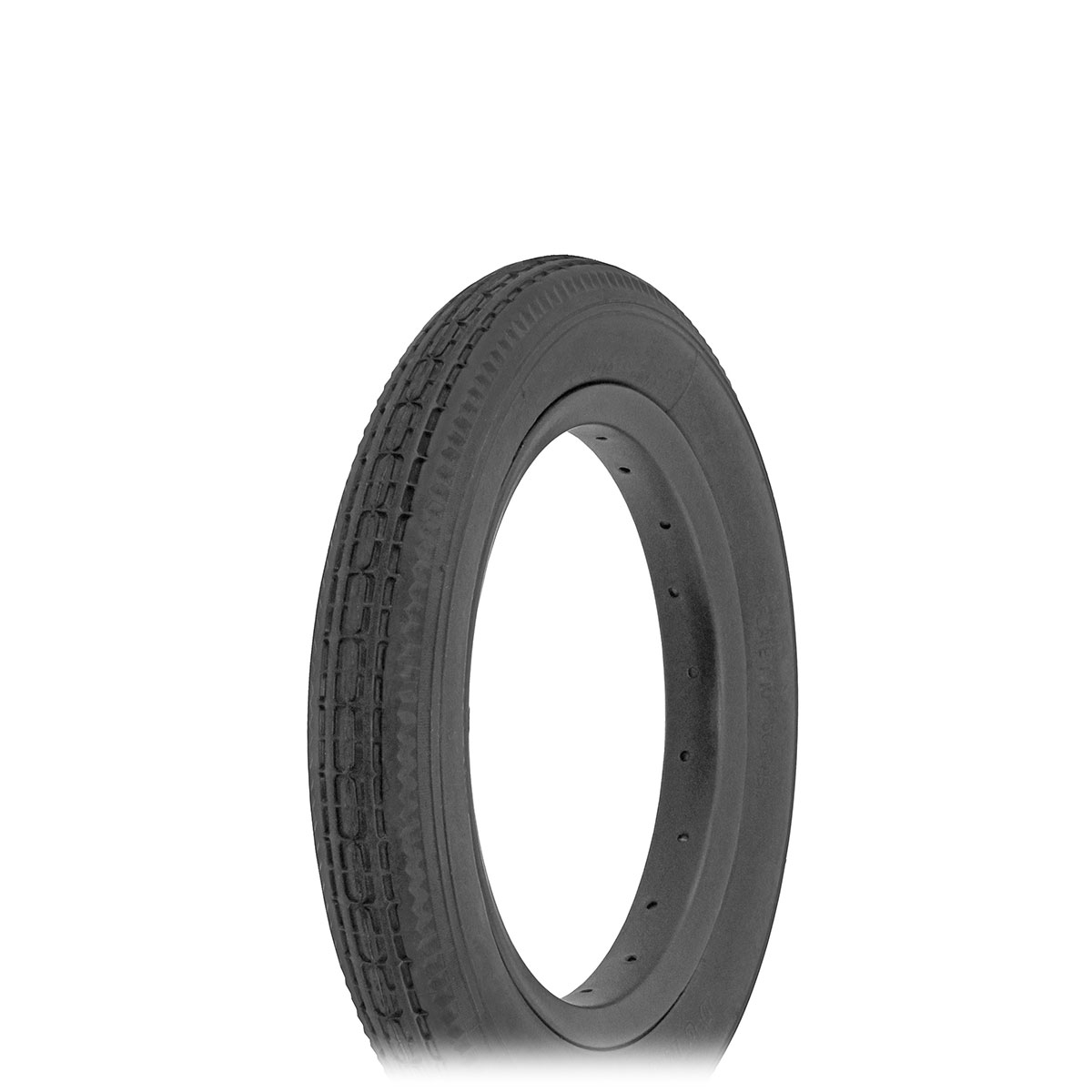 Tire 12 1/2 x 2 1/4 Black/Black Side Wall HF-180.