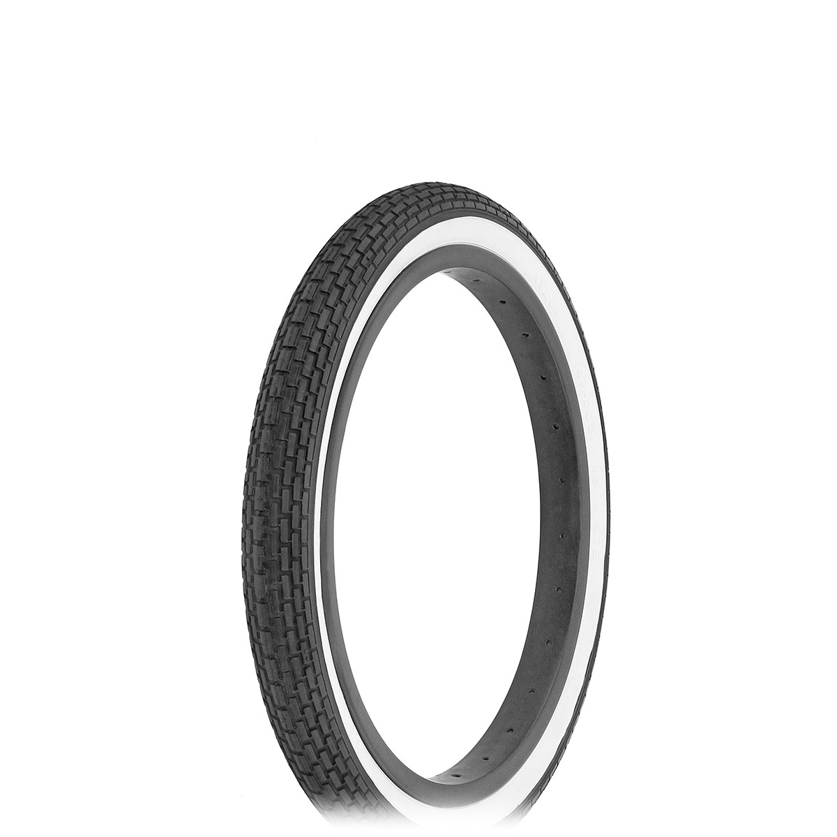 Tire 16 x 1.75 Black/White Side Wall HF-120A.