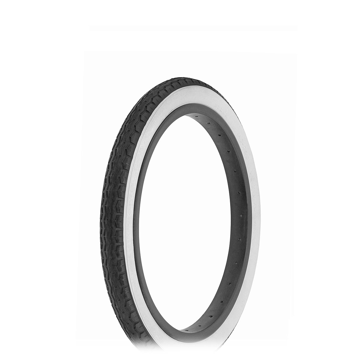 Tire 16 x 1.75 Black/White Side Wall HF-160A.