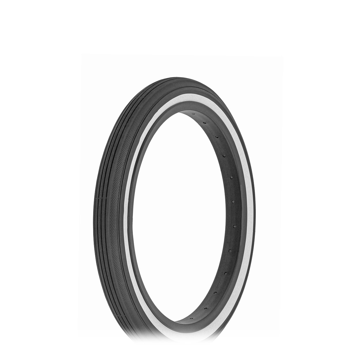 Tire 16 x 1-3/4 S7 Black/White Side Wall FR-190.