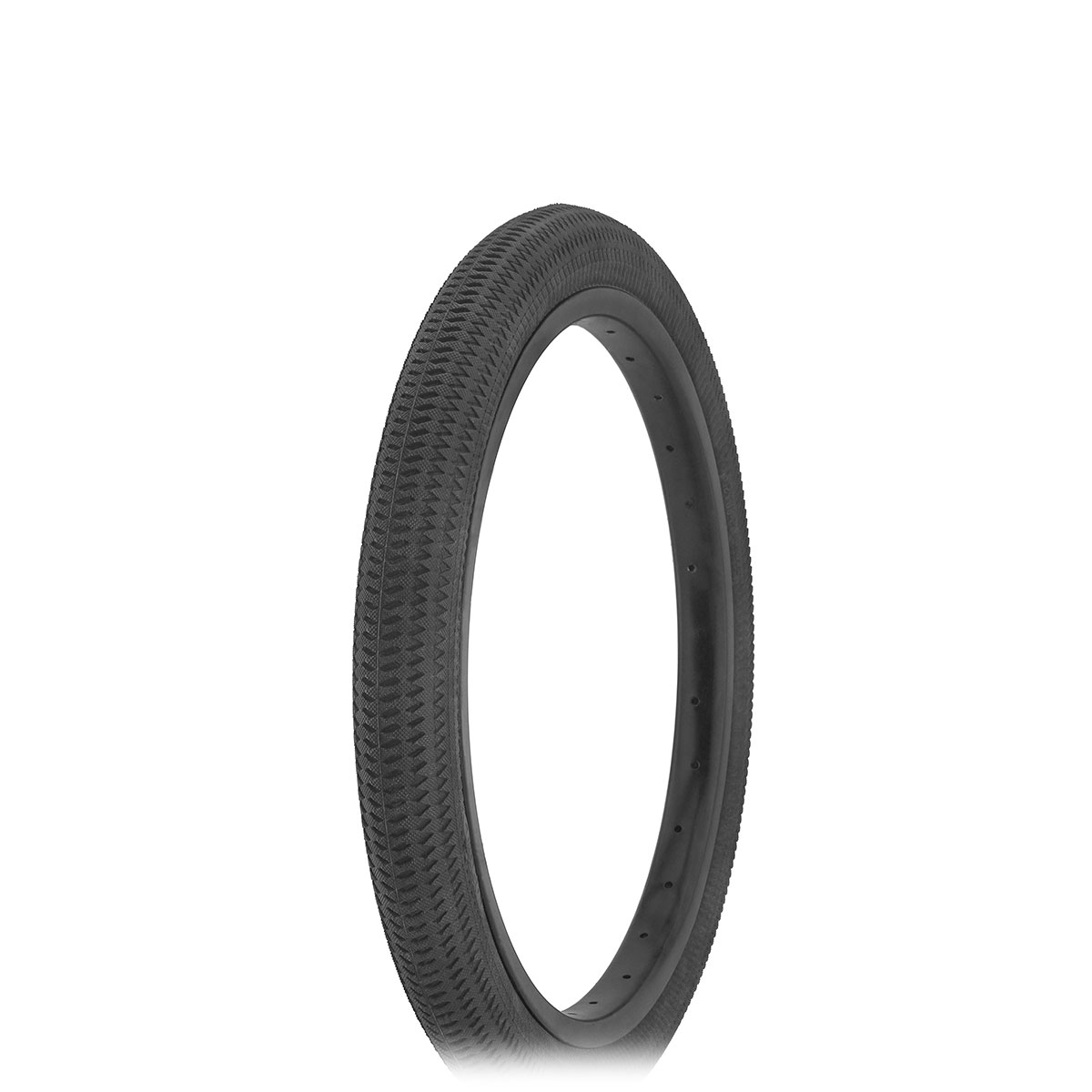 Tire 18 x 1.95 Black/Black Side Wall DB-5031.