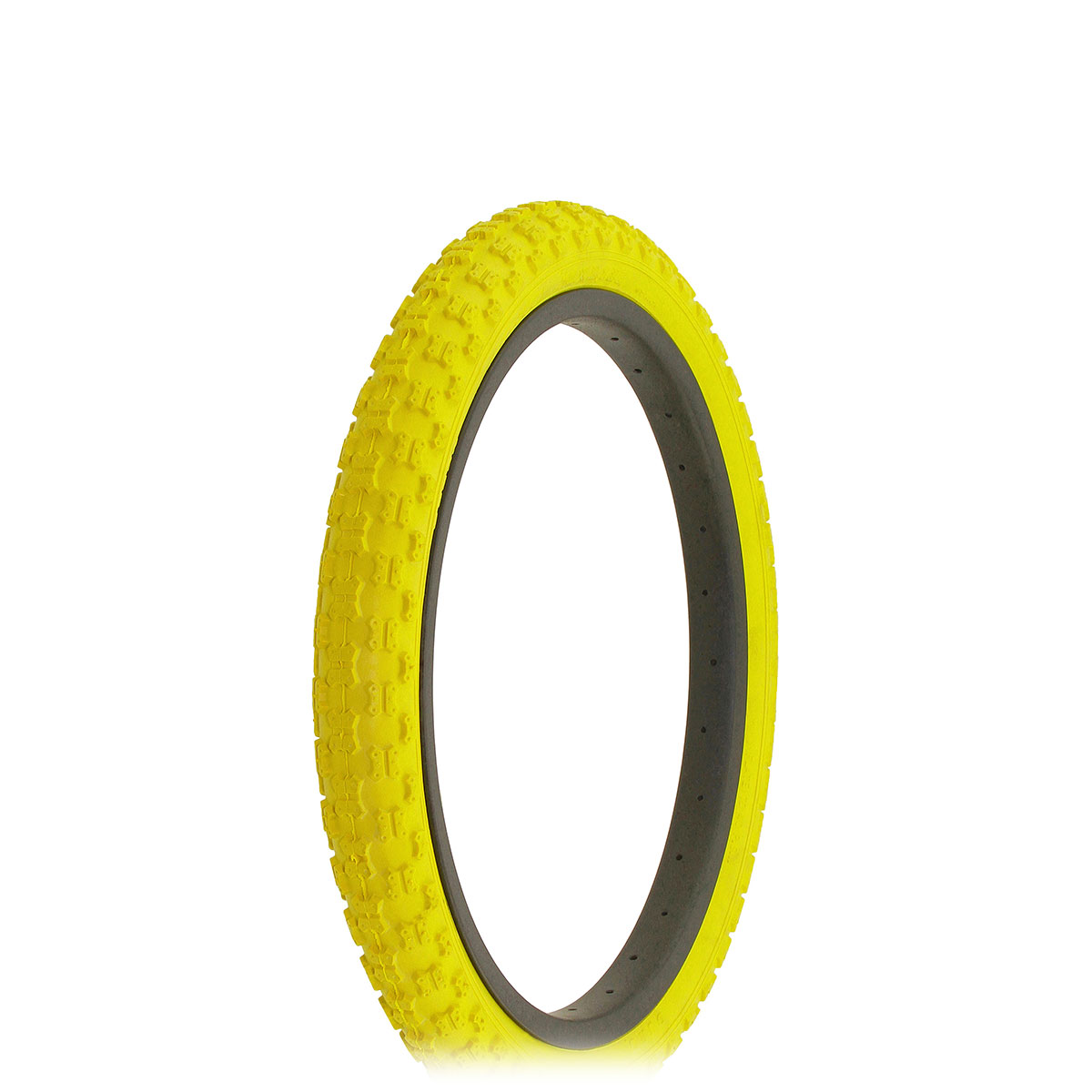 Tire 18 x 2.125 Yellow/Yellow Side Wall HF-143G.