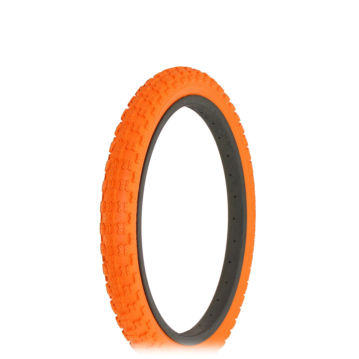 Tire 18 x 2.125 Orange/Orange Side Wall HF-143G.