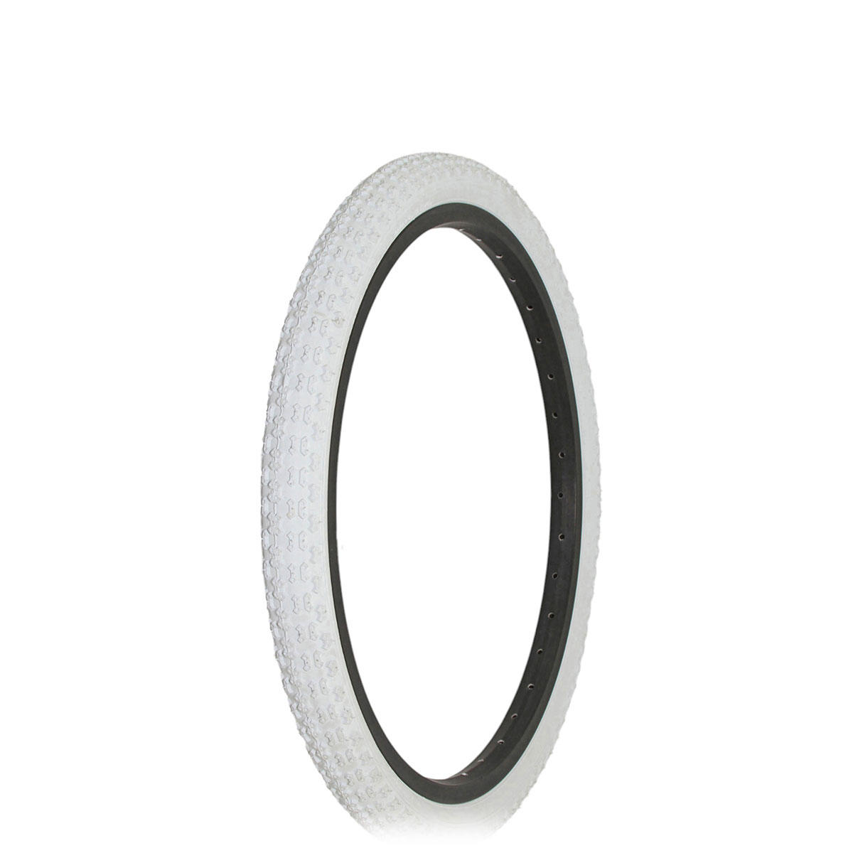 Tire 20 x 1.75 White/White Side Wall HF-143G.