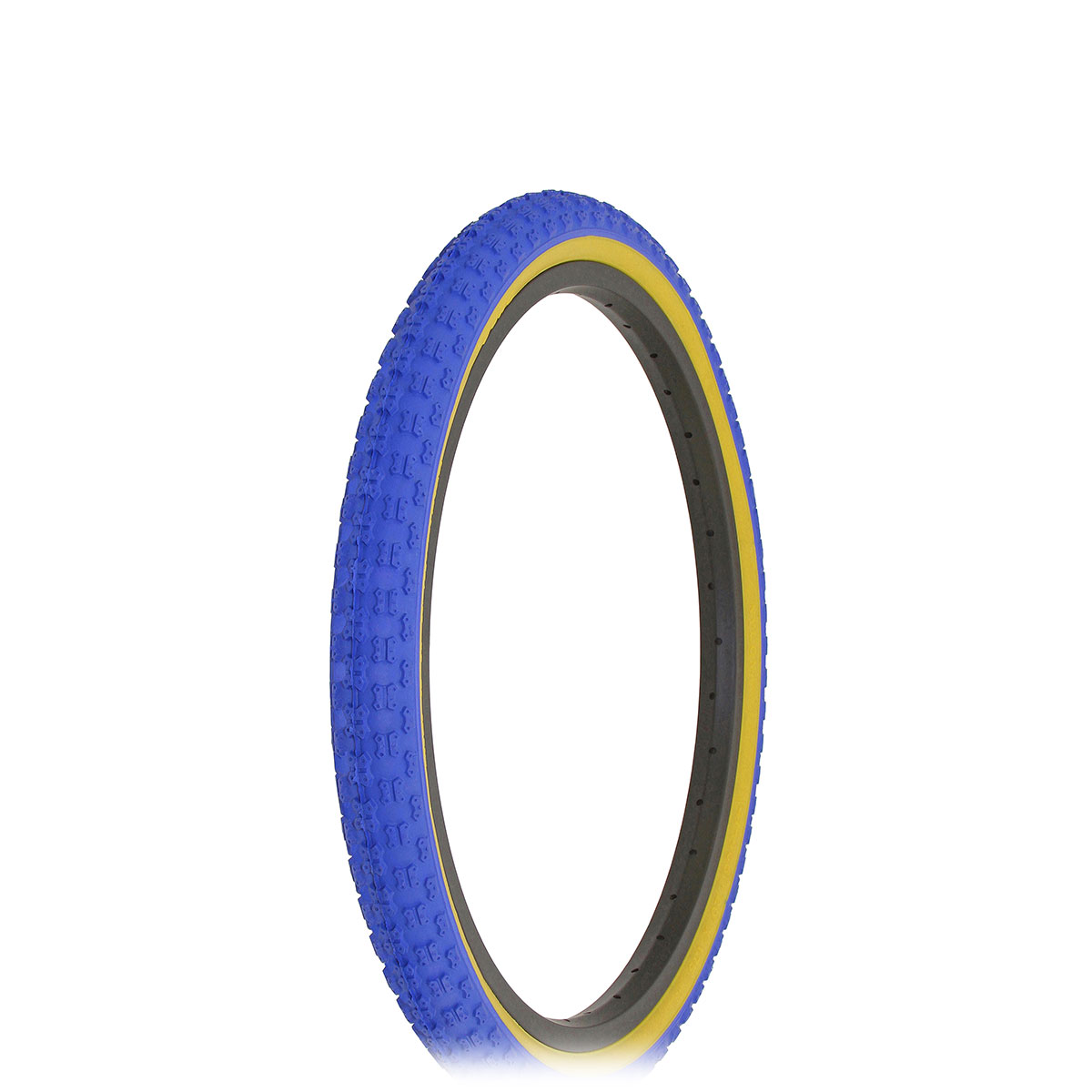 Tire 20 x 1.75 Blue/Gum Side Wall HF-143G.