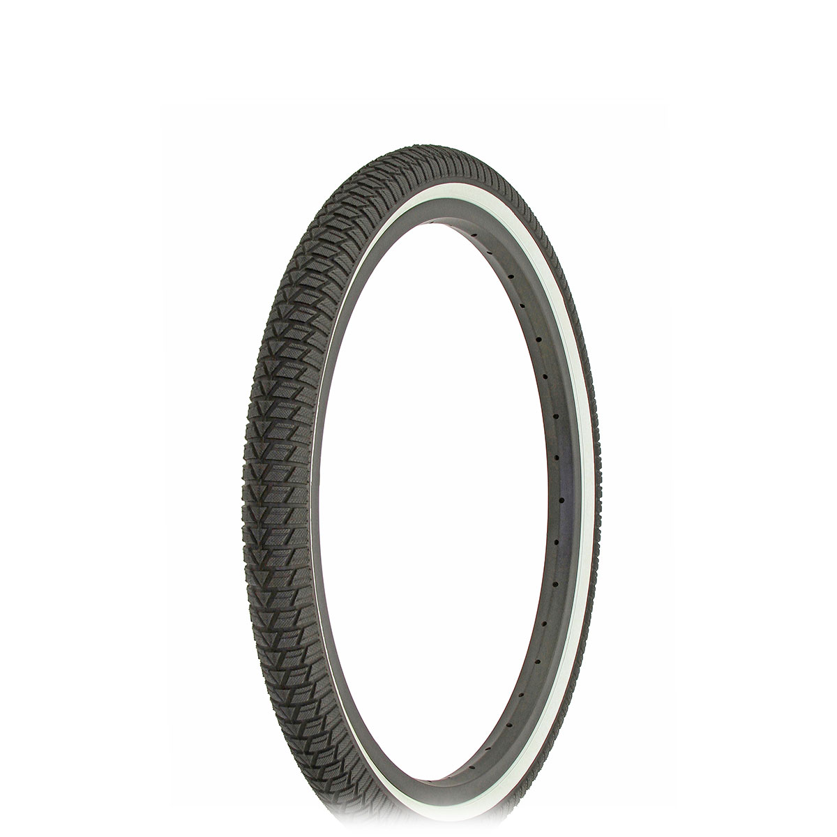 Tire 20 x 1.75 Black/White Side Wall HF-864.
