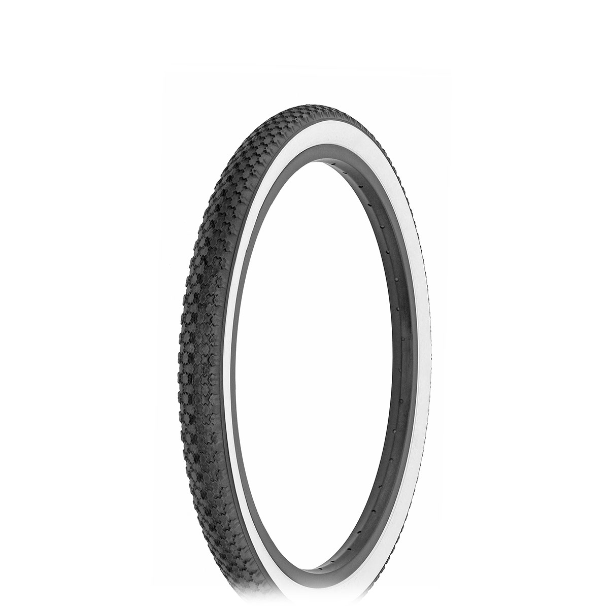 Tire 20 x 1.75 Black/White Side Wall HF-146.