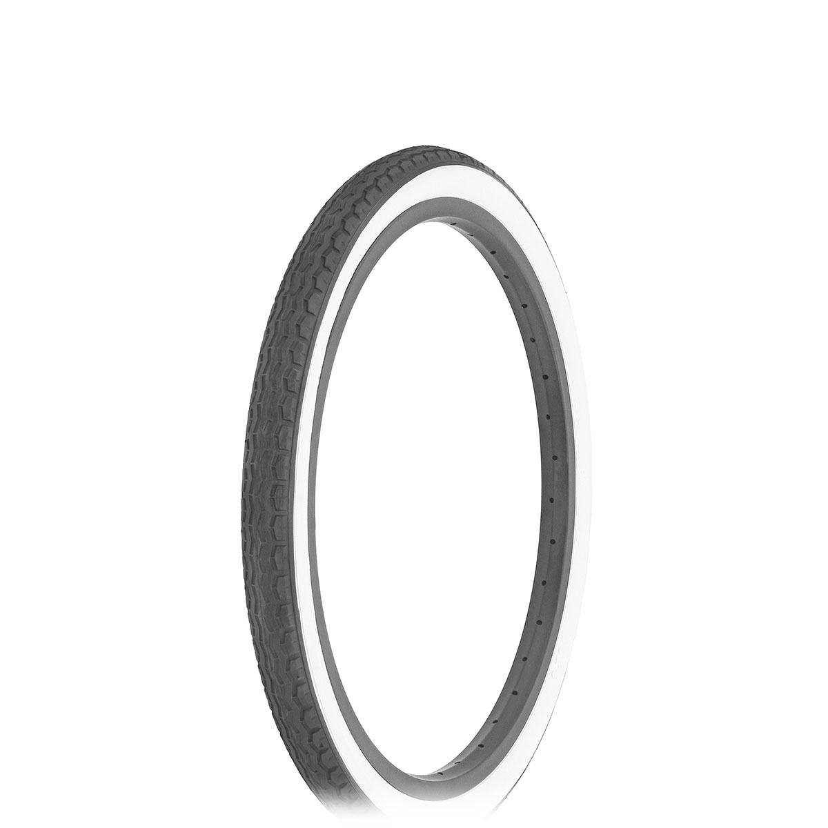Tire 20 x 1.75 Black/White Side Wall HF-160A.