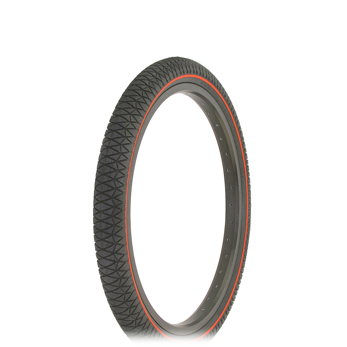Tire 20 x 1.95 Black/Red Side Line HF-884.