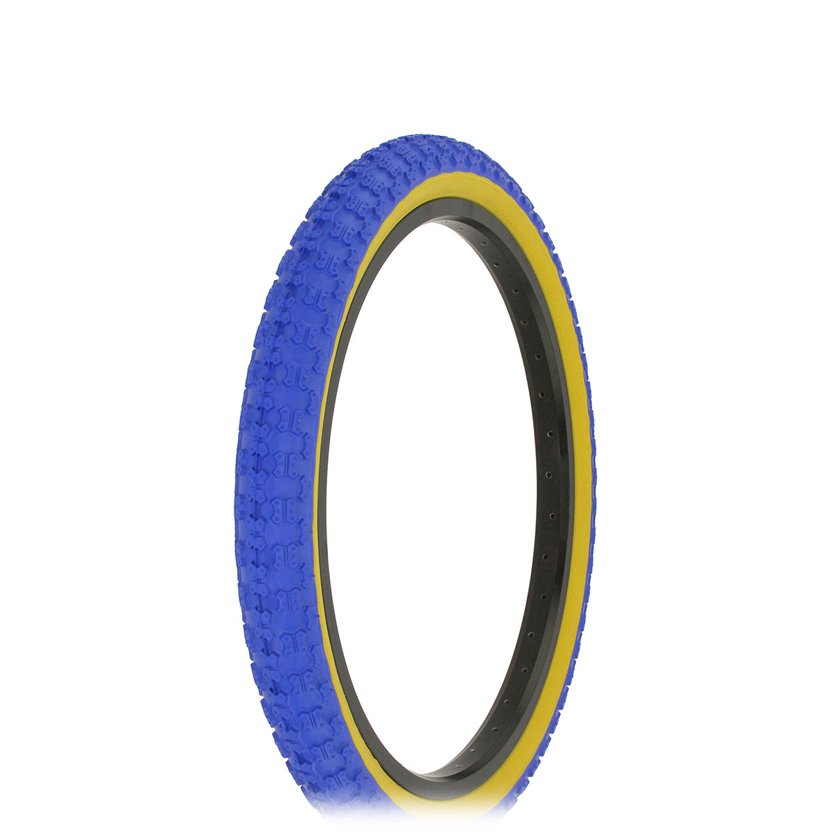 Tire 20 x 2.125 Blue/Gum Side Wall HF-143G.