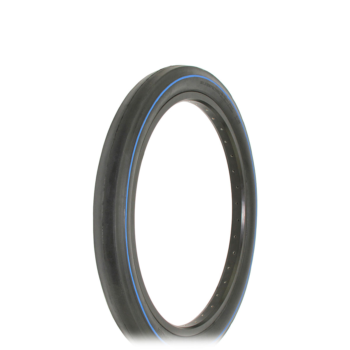Tire 20 x 2.125 Black Blue Line Side Wall R-4127.