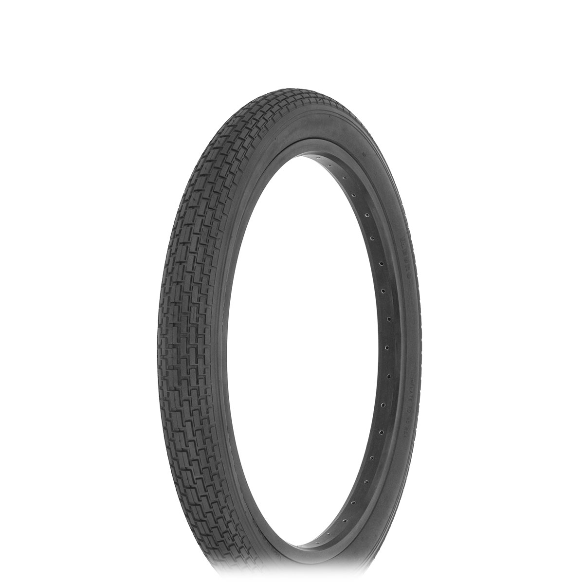 Tire 20 x 2.125 Black/Black Side Wall HF-120A.