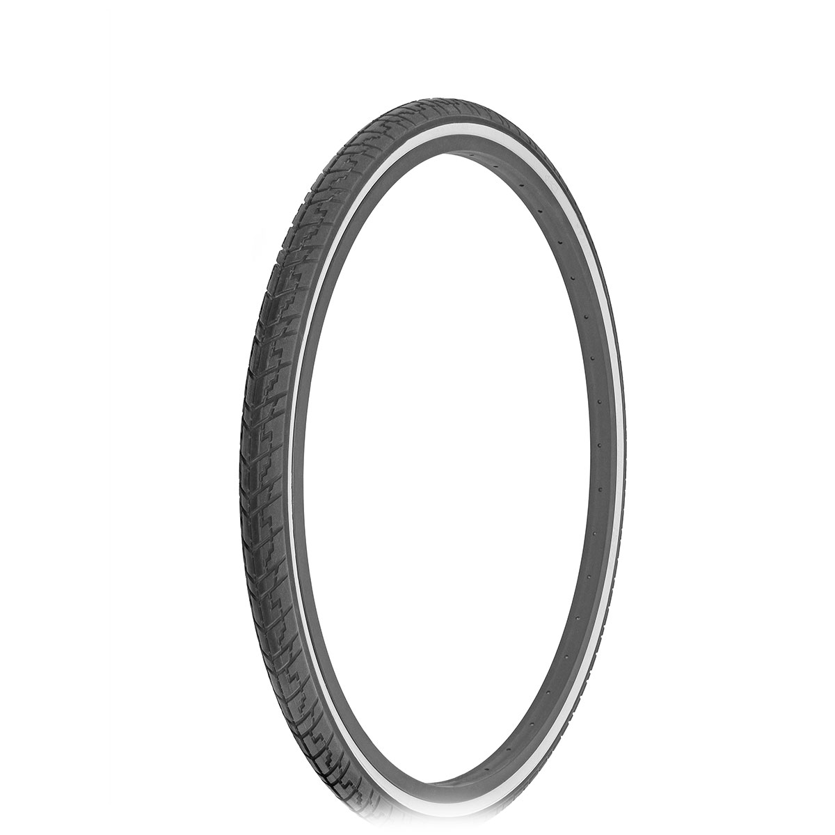 Tire 24 x 1 3/8 Black/White Side Wall HF-109.