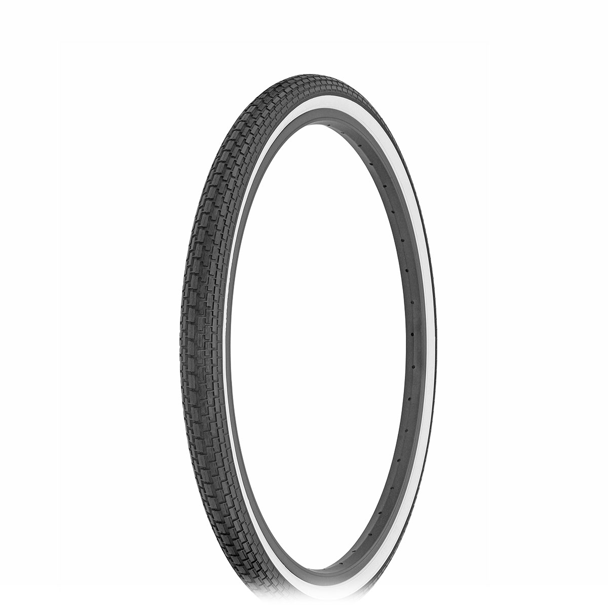 Tire 24 x 1.75 Black/White Side Wall HF-120A.
