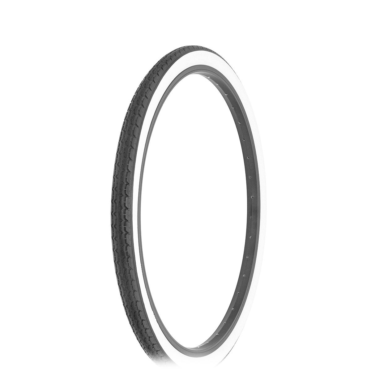 Tire 24 x 1.75 Black/White Side Wall HF-124.