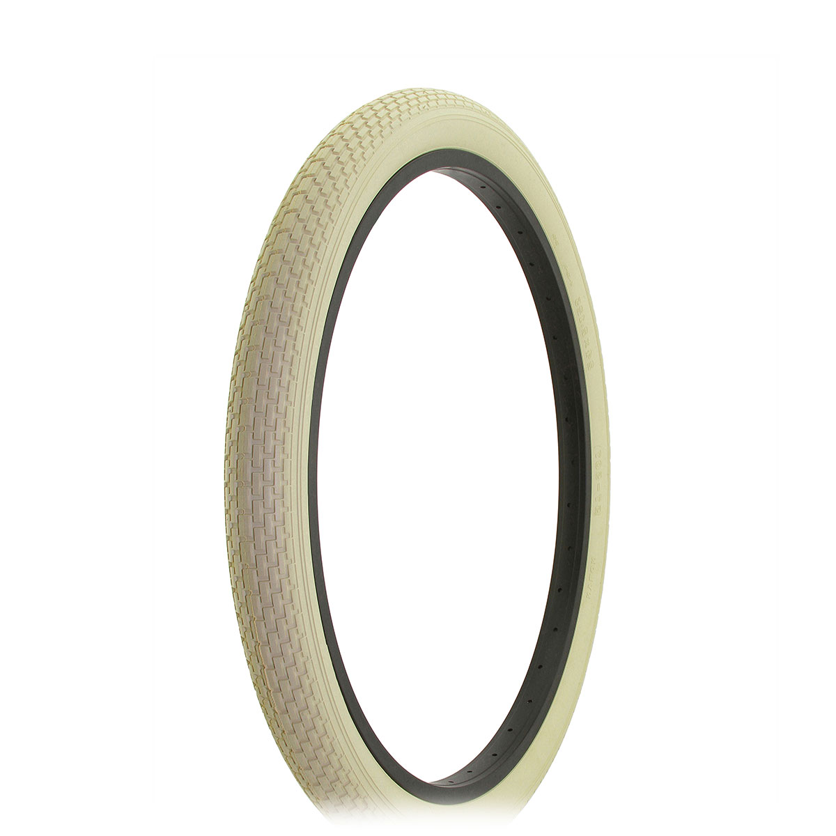 Tire 24 x 2.125 Cream/Cream Side Wall HF-120A.
