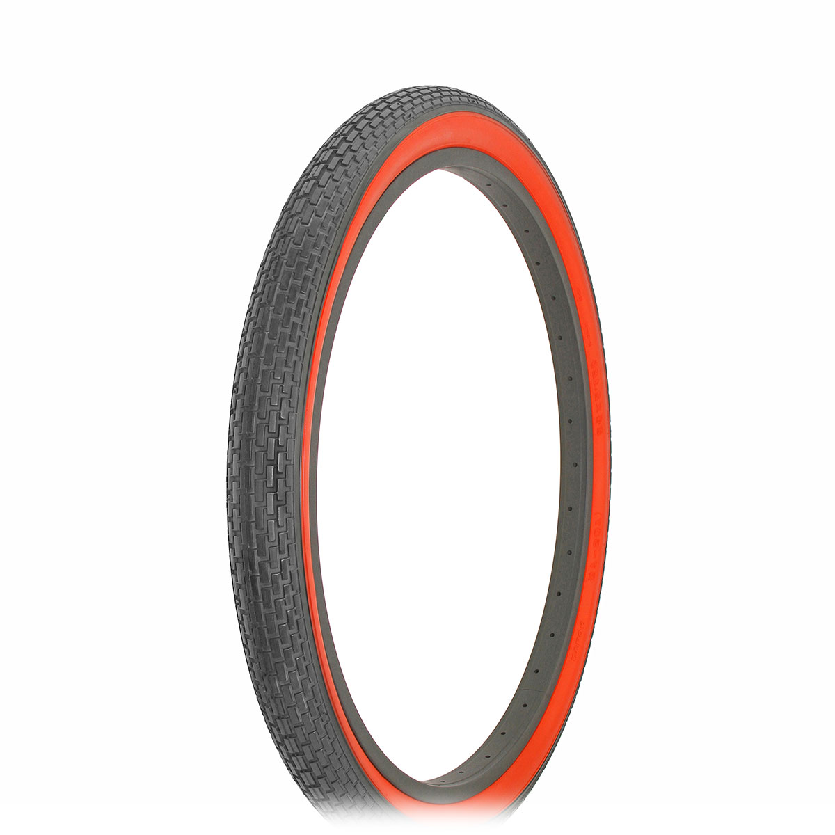 Tire 24 x 2.125 Black/Red Side Wall HF-120A.