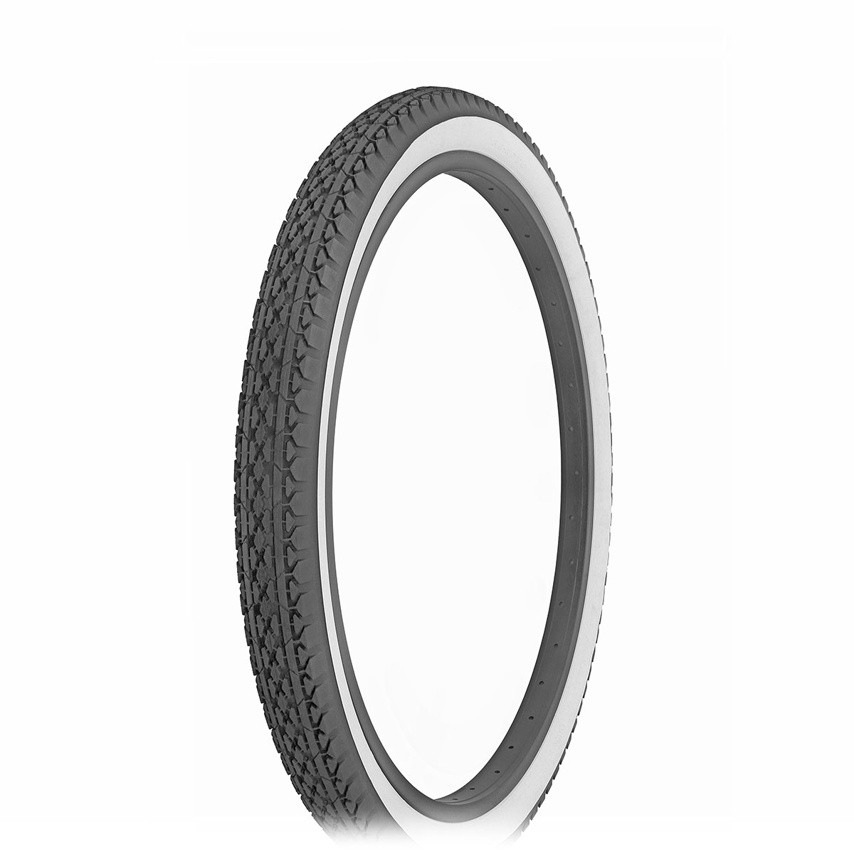 Tire 24 x 2.125 Black/White Side Wall HF-133.