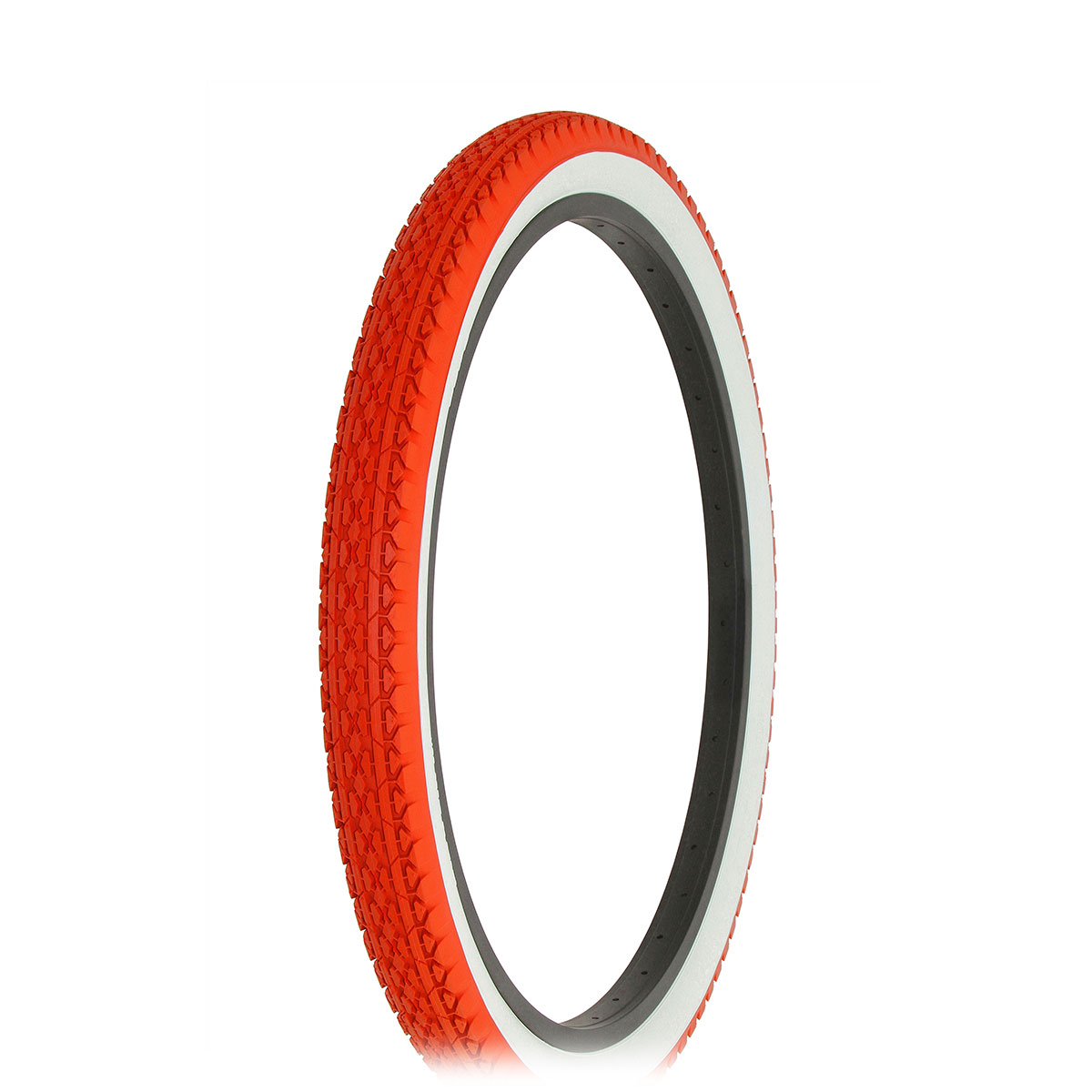 Tire 24 x 2.125 Red/White Side Wall HF-133.