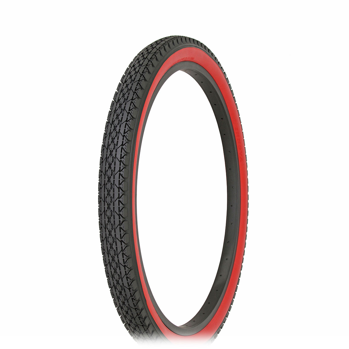 Tire 24 x 2.125 Black/Red Side Wall HF-133.