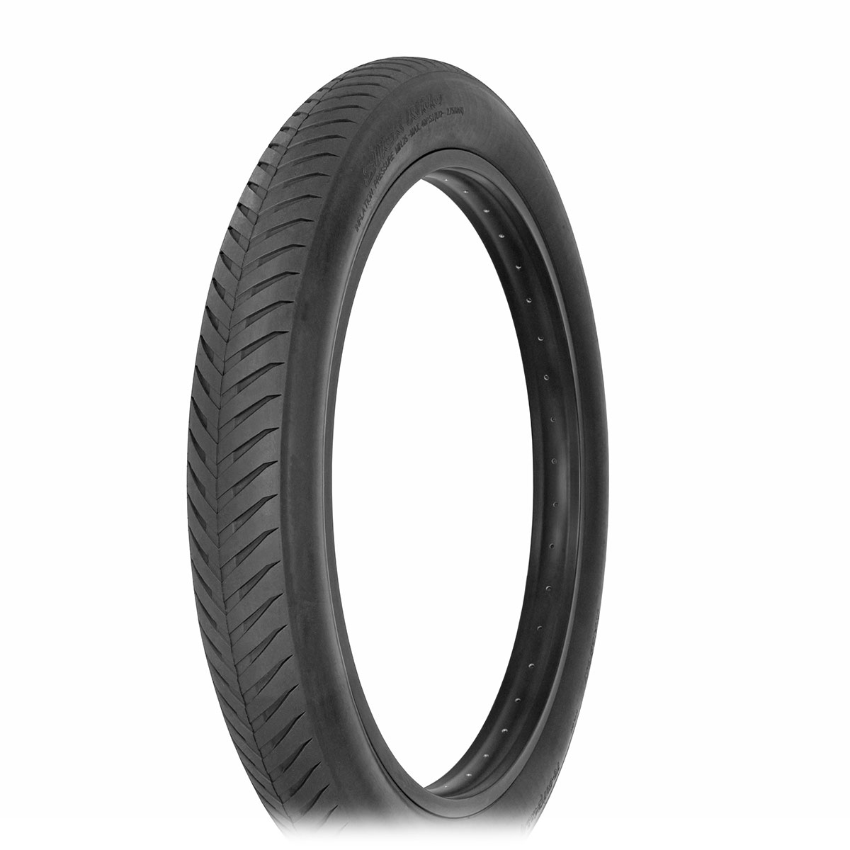 Tire 24 x 3.00 Black/Black Side Wall R-4166.