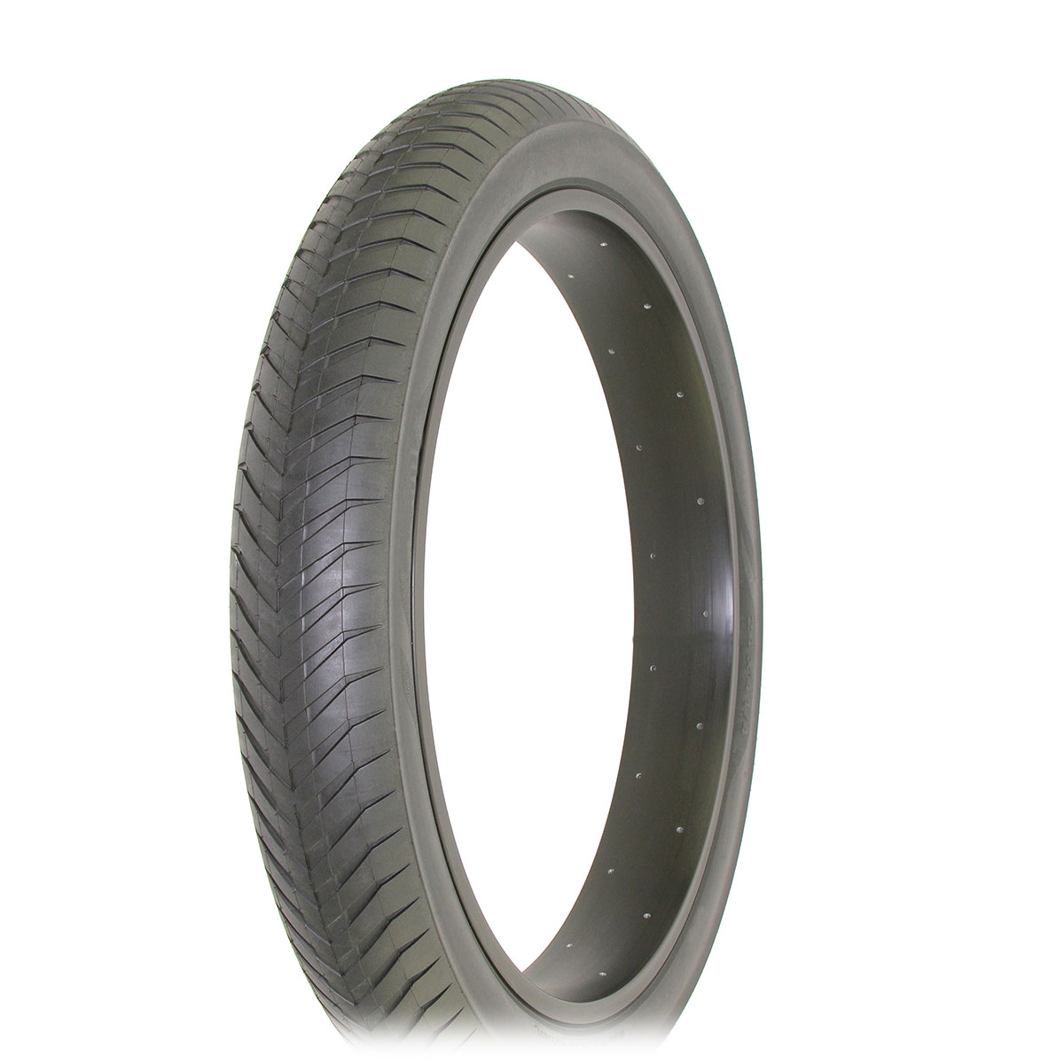 Tire 24 x 4.1/4 Black/Black Side Wall R-4166.