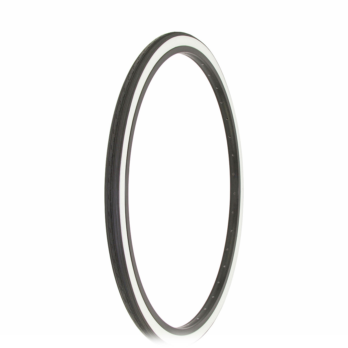 Tire 26 x 1 3/8 Black/White Side Wall HF-156A.