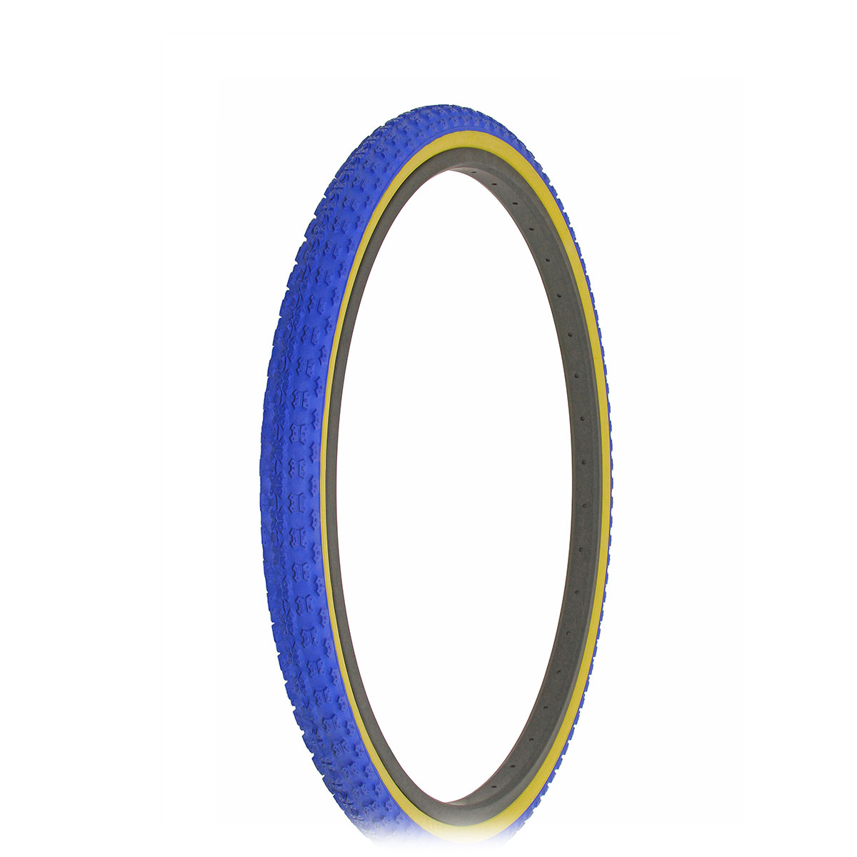 Tire 26 x 1.75 Blue/Gum Side Wall HF-143G.