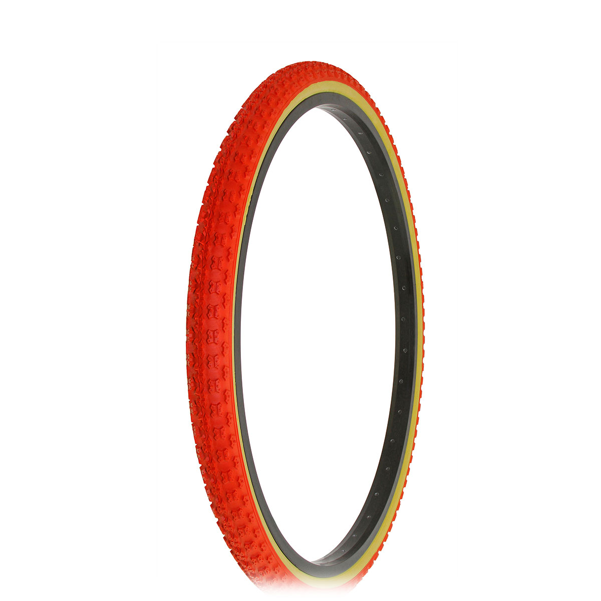 Tire 26 x 1.75 Red/Gum Side Wall HF-143G.