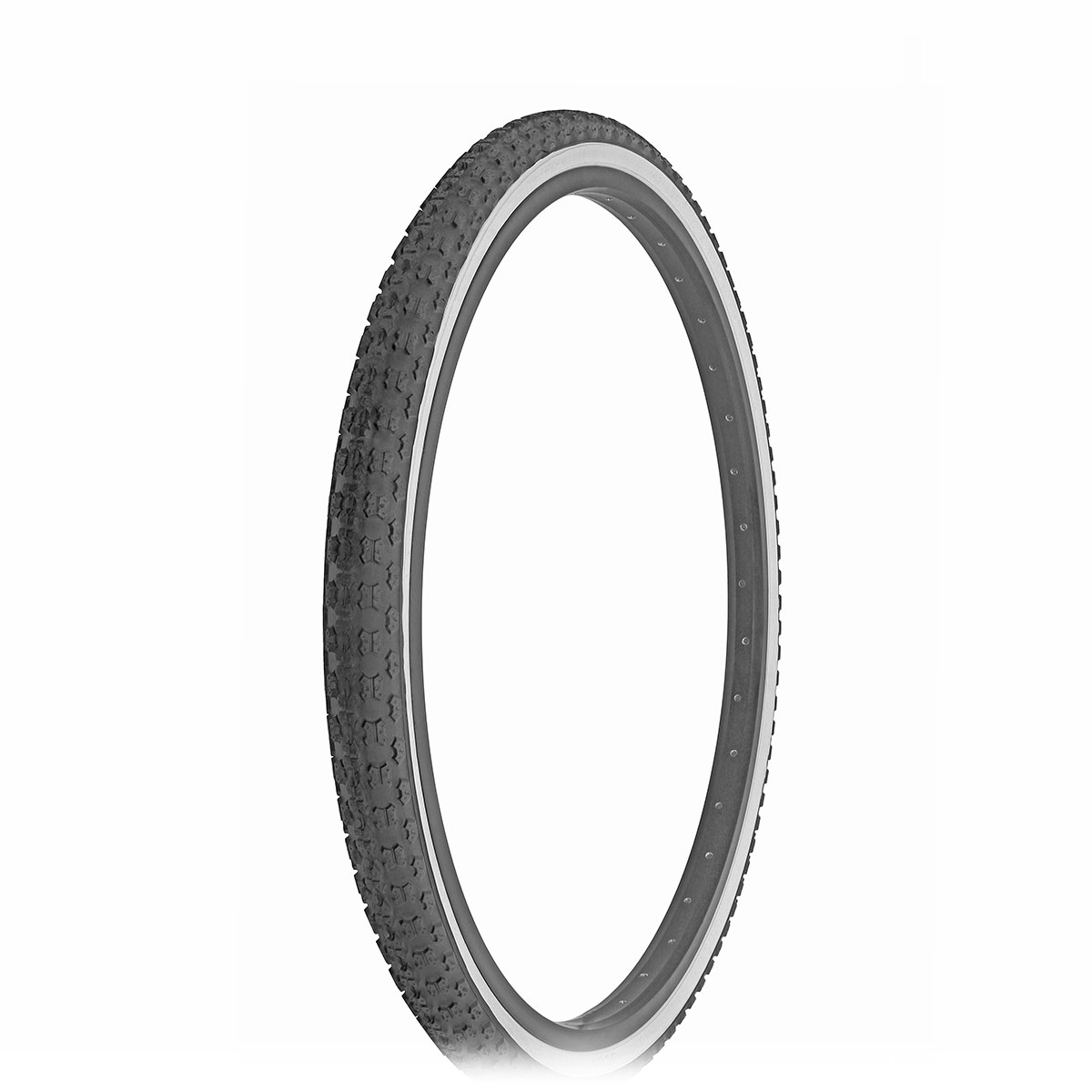 Tire 26 x 1.75 Black/White Side Wall HF-143G.