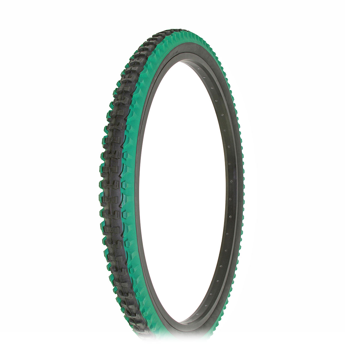 Tire 26 x 2.10 Green Shoulder/Black Center HF-107.