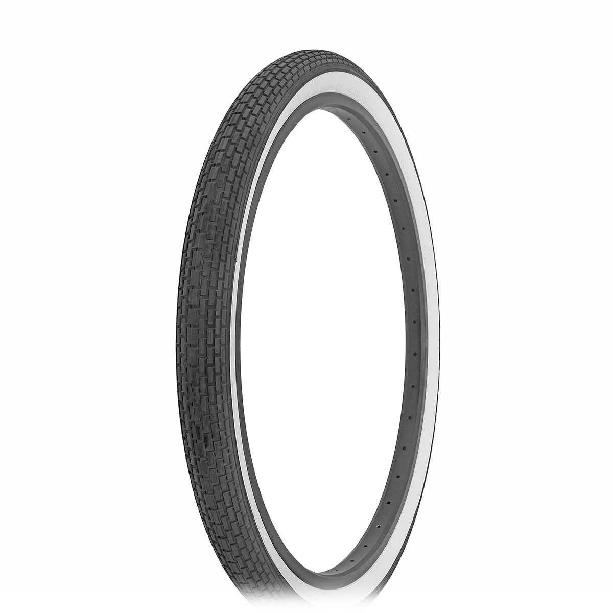 Tire 26 x 2.125 Black/White Side Wall HF-120A.