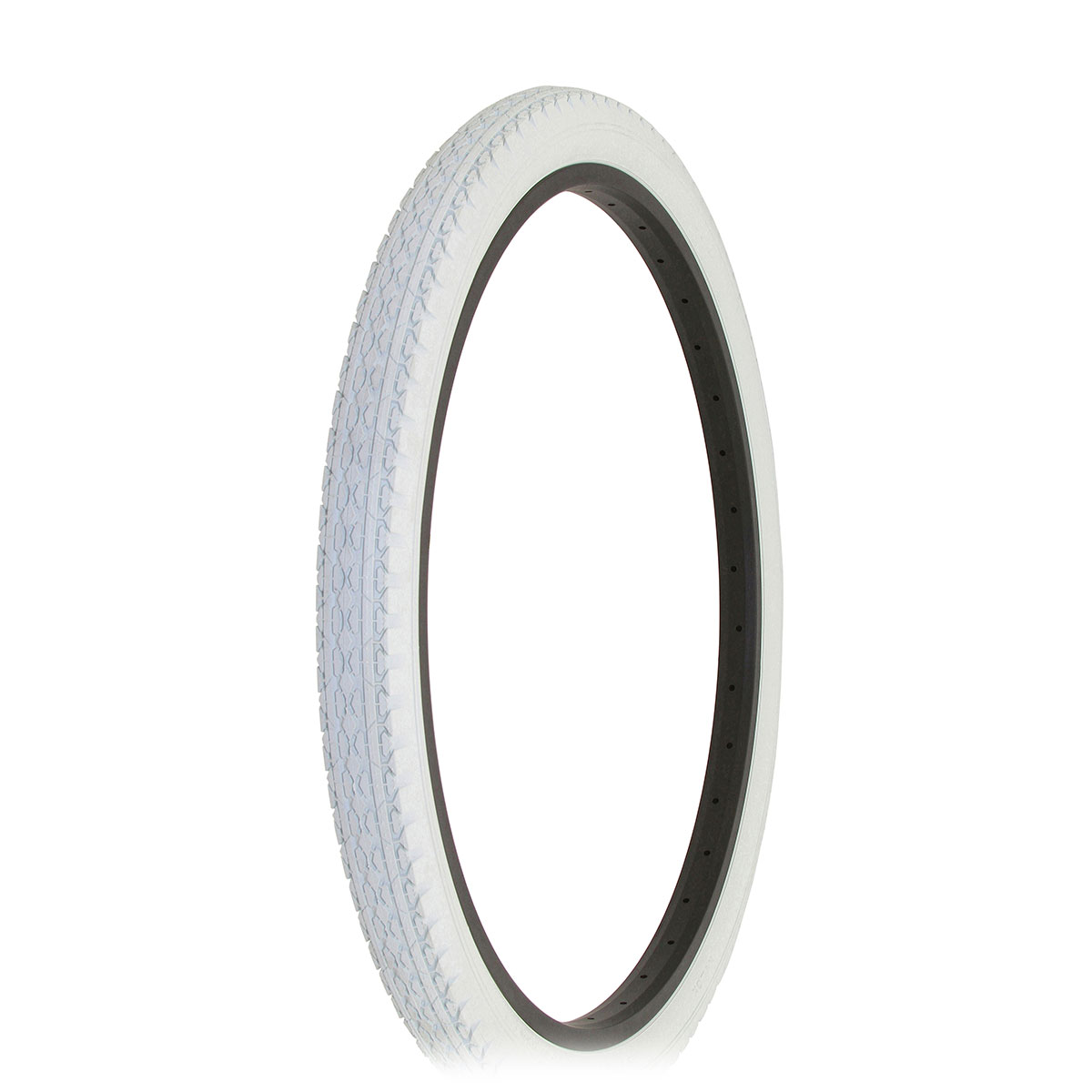 Tire 26 x 2.125 White/White Side Wall HF-133.