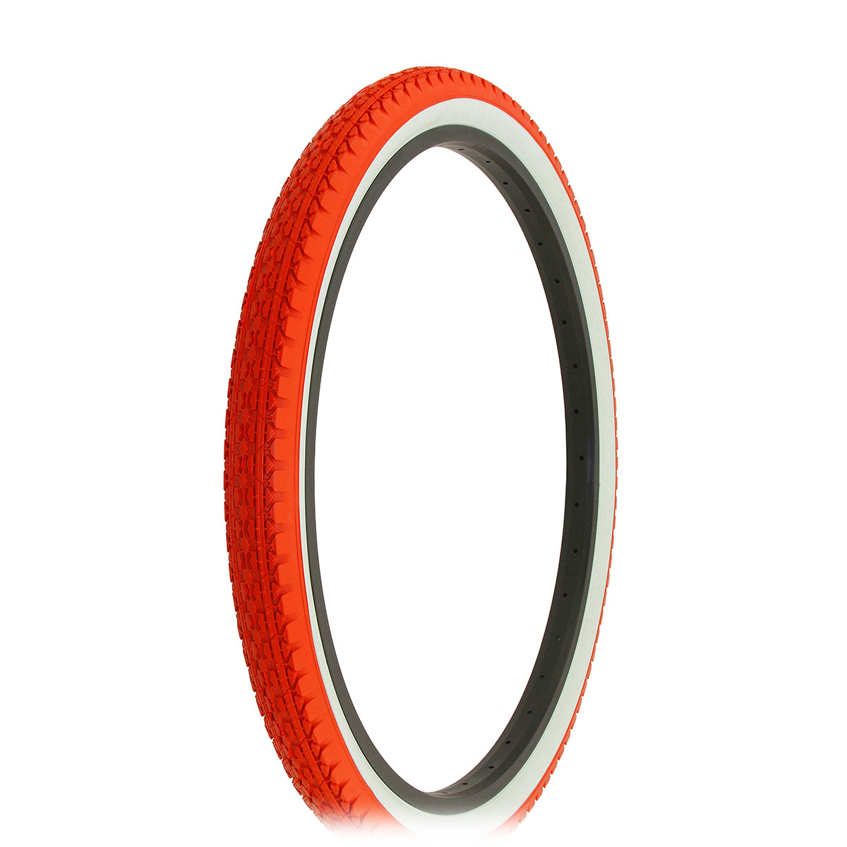 Tire 26 x 2.125 Red/White Side Wall HF-133.