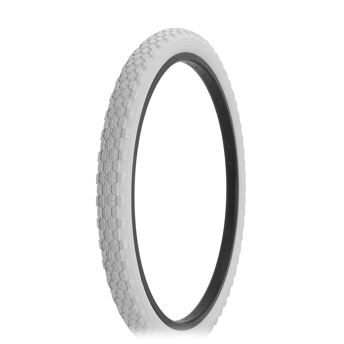 Tire 26 x 2.125 White/White Side Wall HF-851.