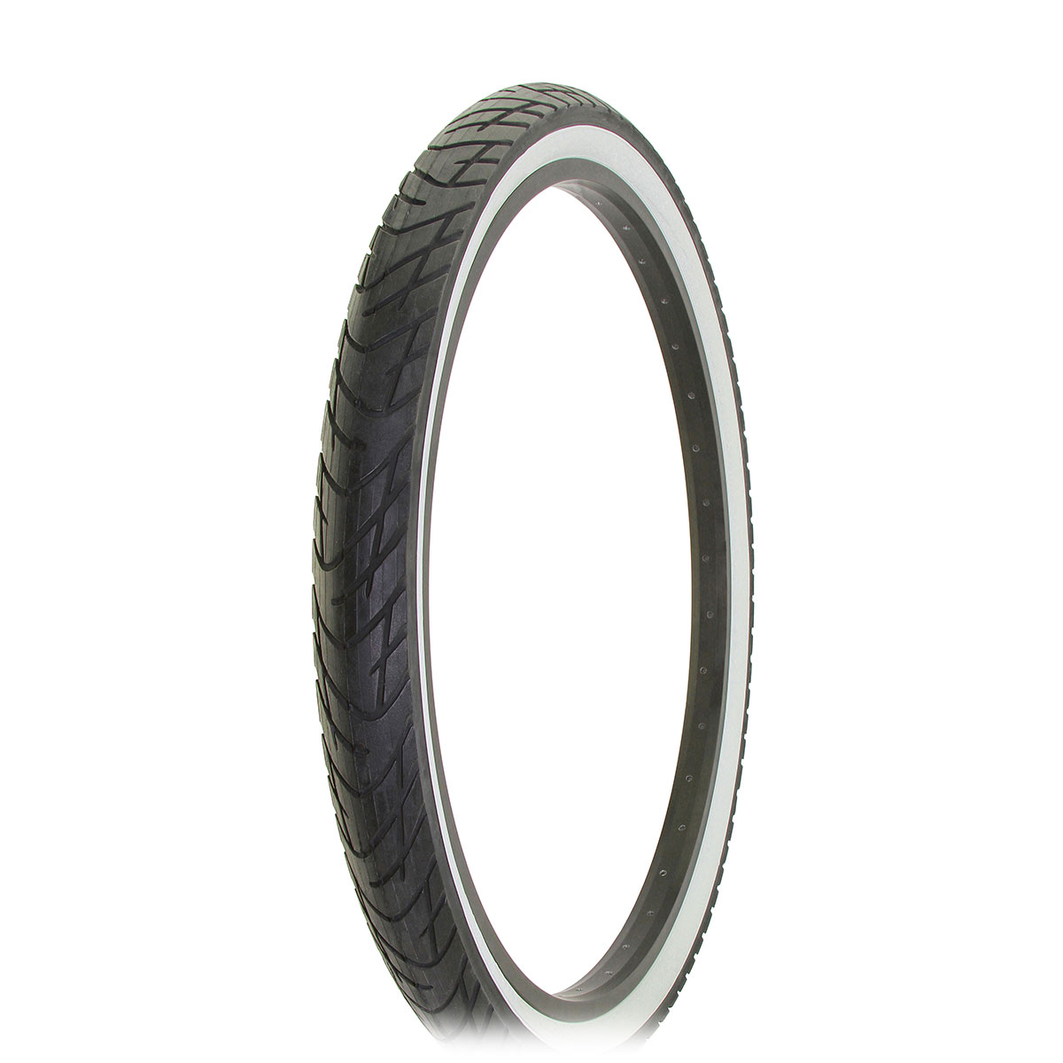 Tire 26 x 2.125 Black/White Side Wall DB-1012.