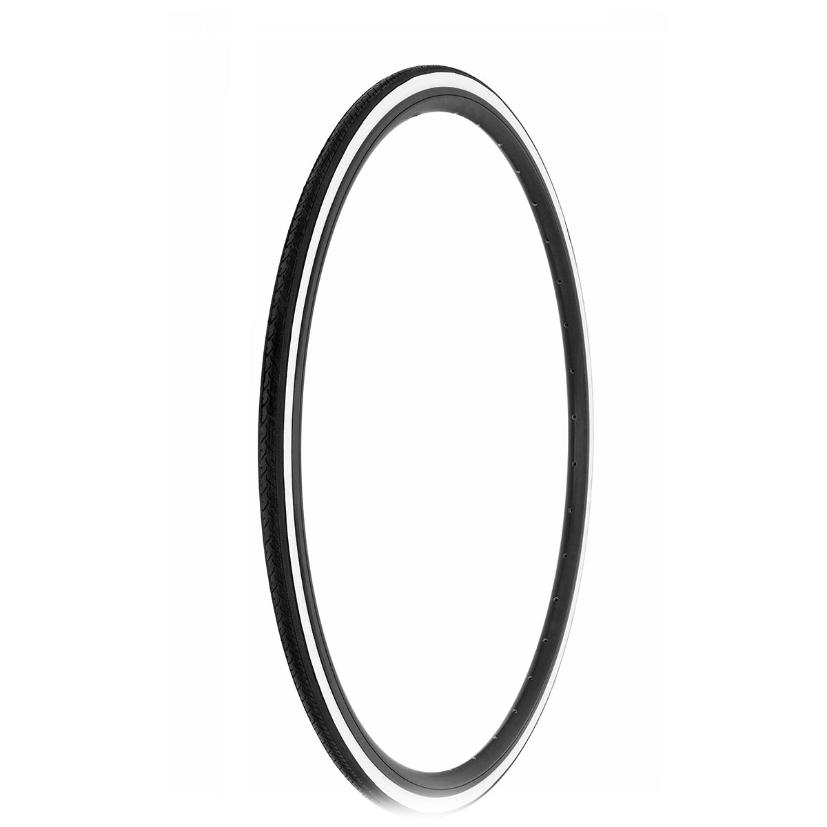 Tire 700 x 25c Black/White Side Wall HF-187.